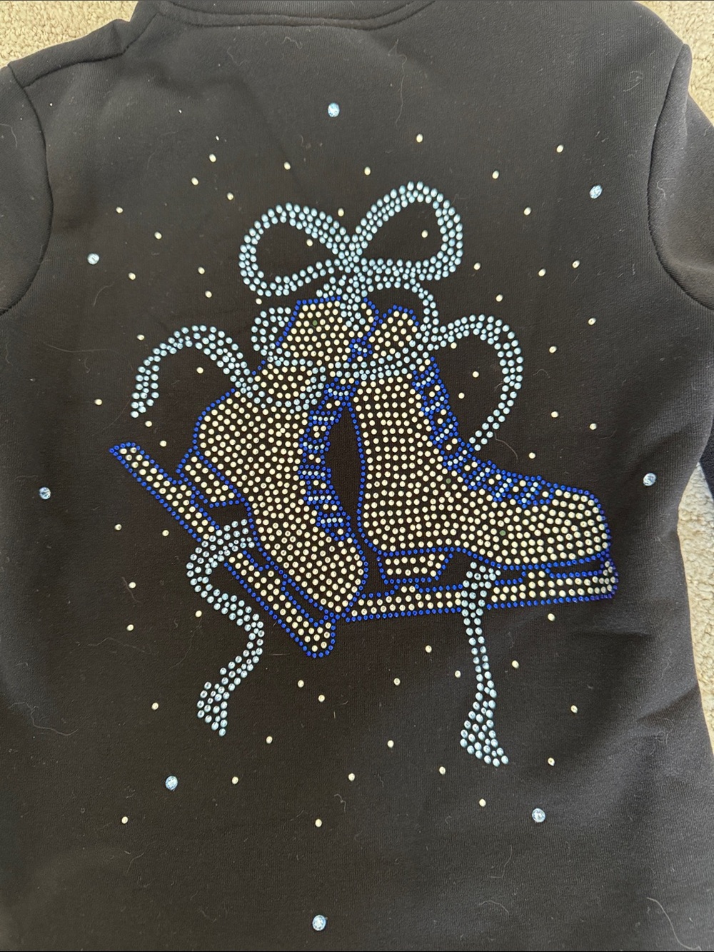 Chloe Noel Figure Skating Fleece Jacket - Sparkle Back-CXS - Picture 2 of 5